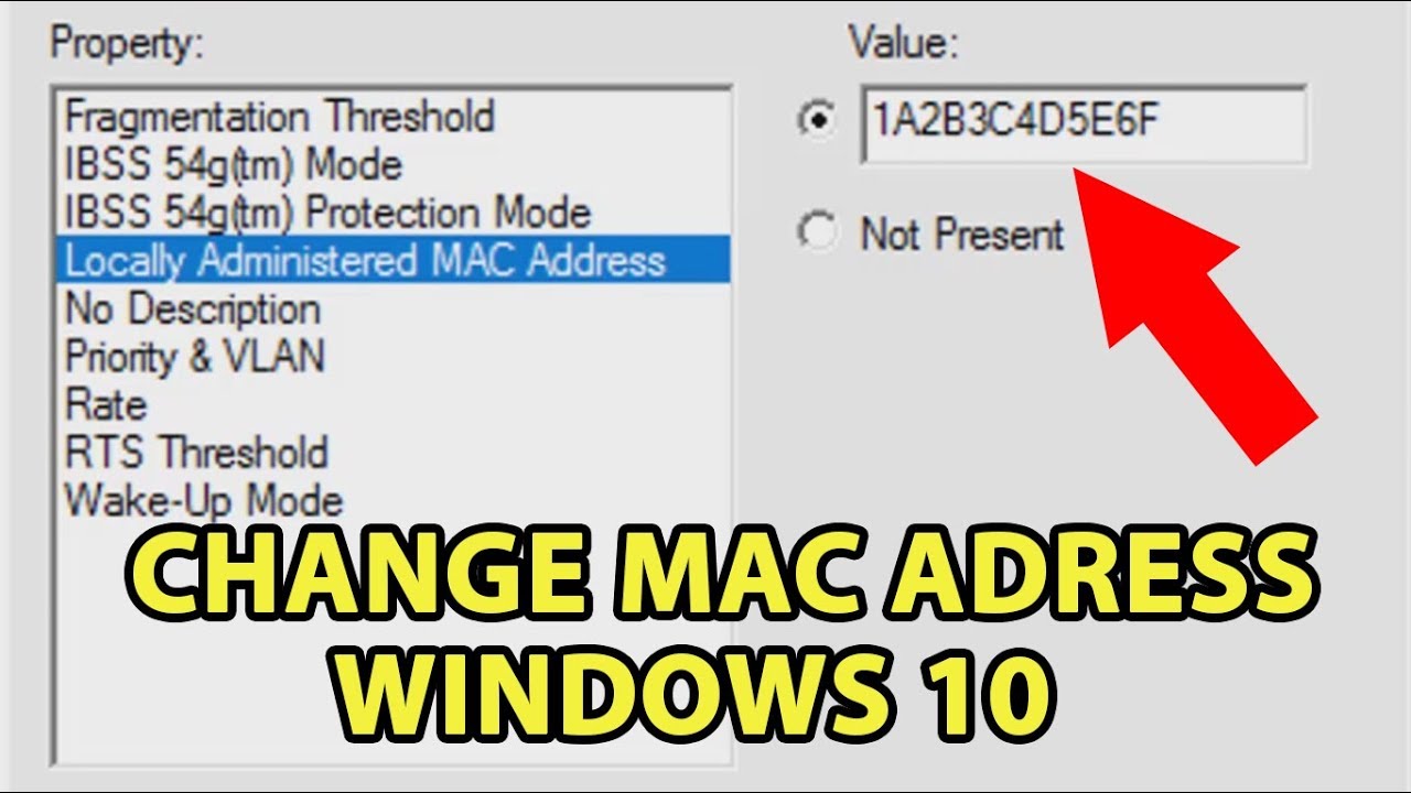 terminal emulator change mac address
